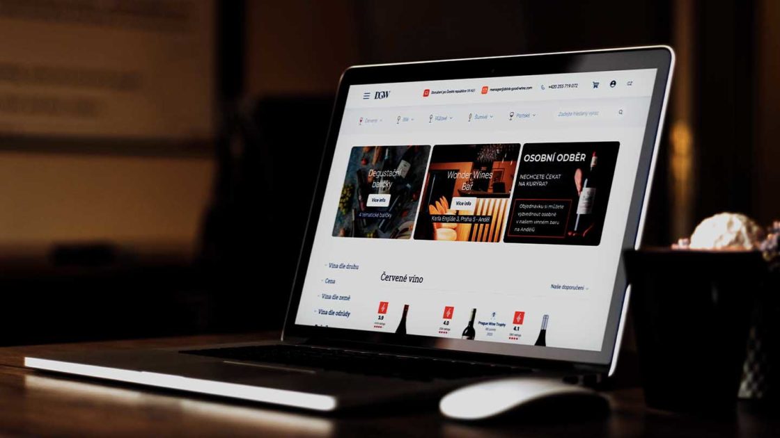 SEO для e-магазина вина в чехии